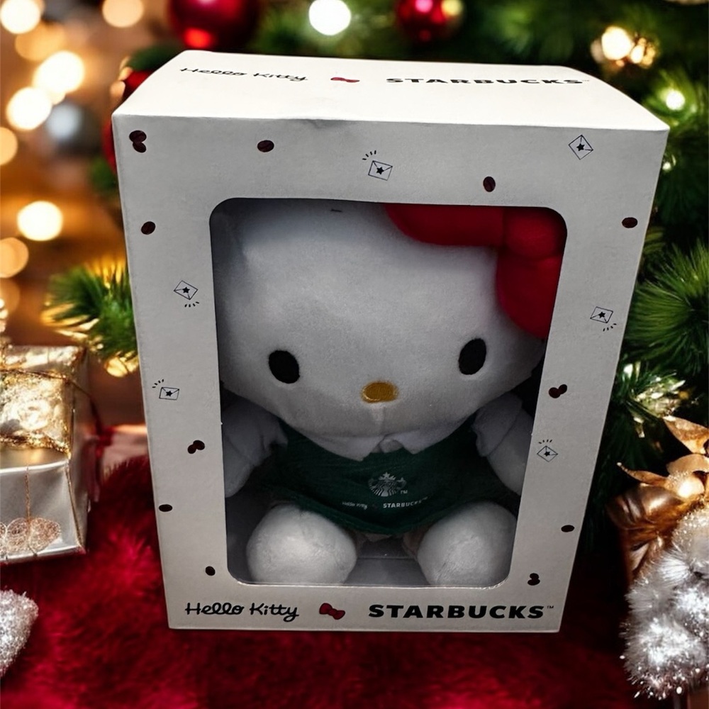 ❤️Starbucks x Hello Kitty 2025 Holiday Bottle, Boxed Plush, & Red Cup Bundle❤️ - Picture 3 of 6